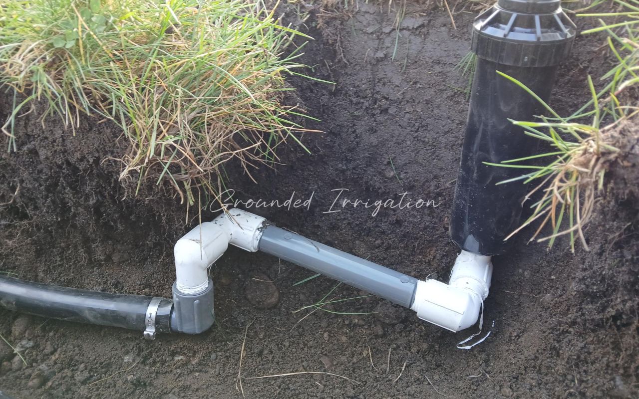irrigation swing arm